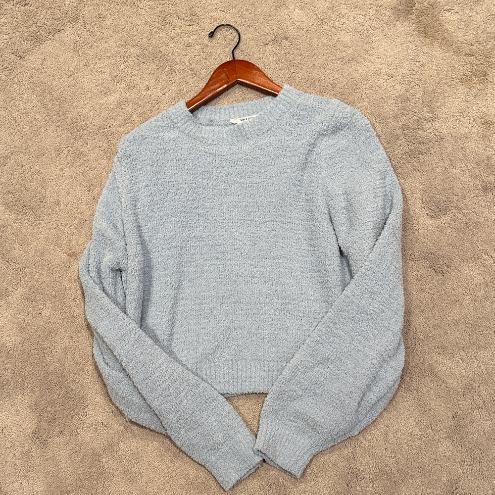 Cozy Light Blue Women's Sweater